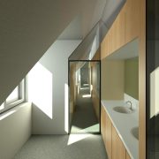 Ontwerp Verbouw en Interieur Woonhuis, Krijgsman Muiden, Perspectief Gang 1e Verdieping