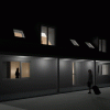 Ontwerp Verbouw en Interieur Woonhuis, Krijgsman Muiden, Vooraanzicht Binnen/Buiten-03